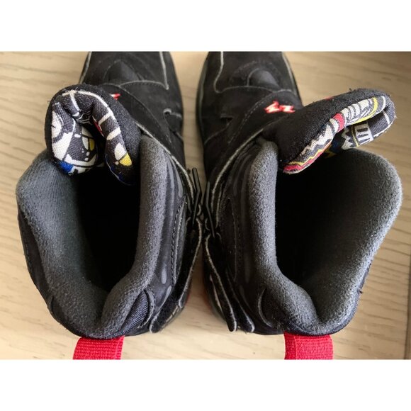 Jordan Kids Sneakers Black with Red Highlights - Picture 6 of 14